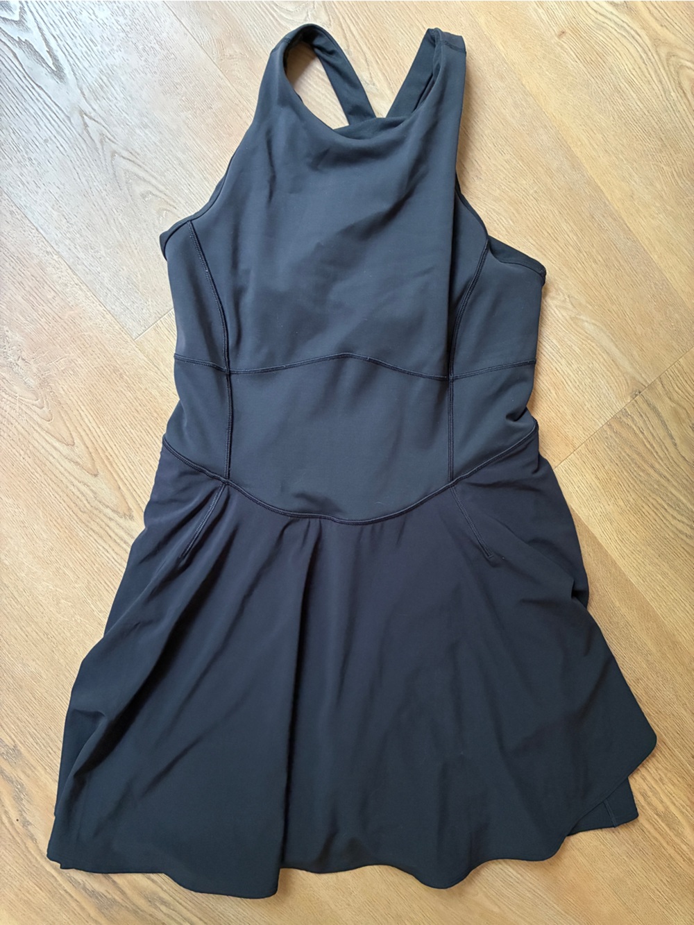 lululemon athletica Black Racerback Mini Dress